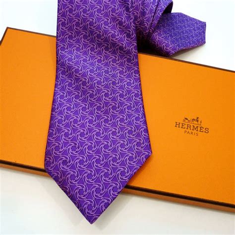 hermes tie purple|authentic hermes tiesto.